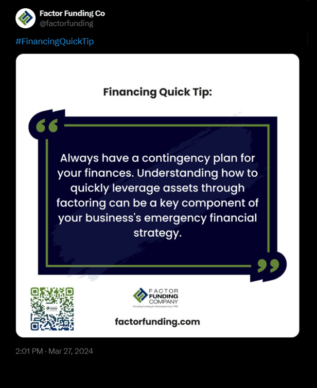 FF - Financing Quick Tip April Newsletter