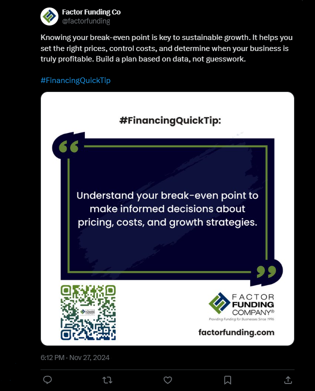 Factor Funding - December Newsletter - Social Image